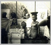 Fleischmann in his studio - Bali