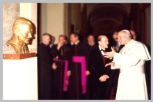 Pope John Paul II unveiling