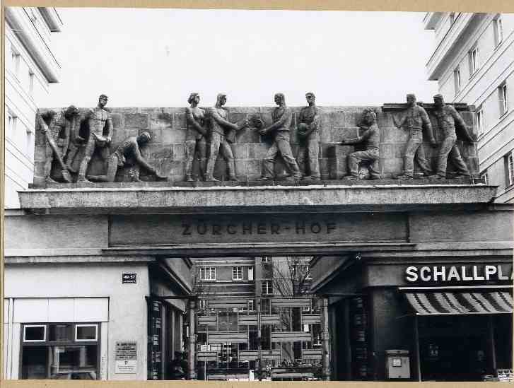 13. Vienna - Zurcherhof - Worker Frieze by Siegfried Charoux, 1930